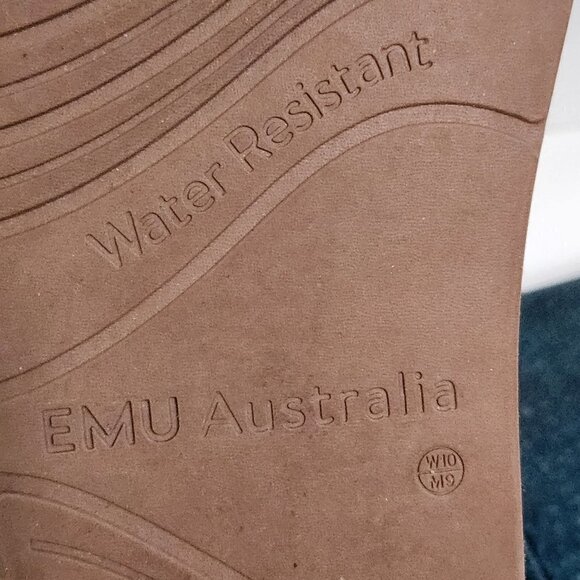 EMU Australia NIB Delegate 100% Sheepskin Boots Chestnut W11263 Size 10W - Picture 8 of 11
